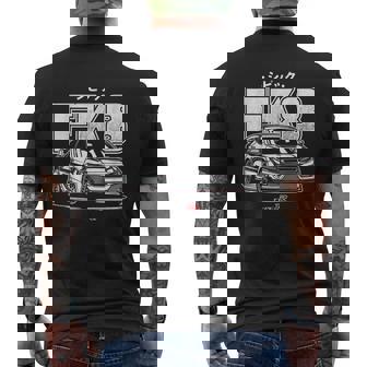 シビック タイプr Fk 8 日本車 メンズTシャツ バックプリント - Kawaiitshirt