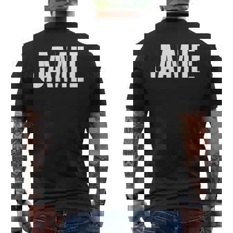 ジェイミー メンズTシャツ バックプリント - Kawaiitshirt