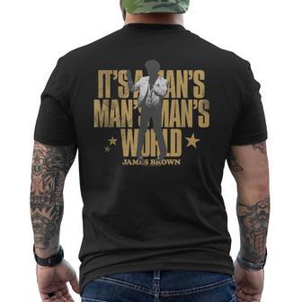 ジェームス・ブラウン・マンのワールド・ダンシング・シルエット メンズTシャツ バックプリント - Kawaiitshirt