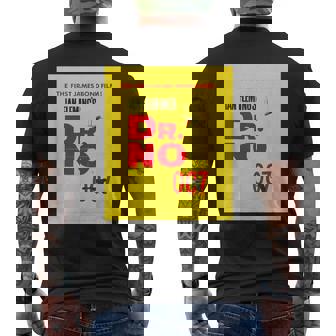 ジェームズ・ボンド 007 ドクター・ノー メンズTシャツ バックプリント - Kawaiitshirt