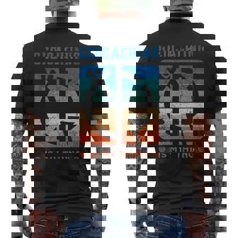 ジオキャッシャー ジオキャッシング用品 キット ツール 小物入れ ジオキャッシング 長袖tシャツ メンズTシャツ バックプリント - Kawaiitshirt