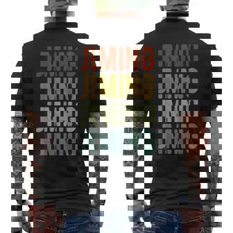 ジミンシティチャイナレトロ メンズTシャツ バックプリント - Kawaiitshirt