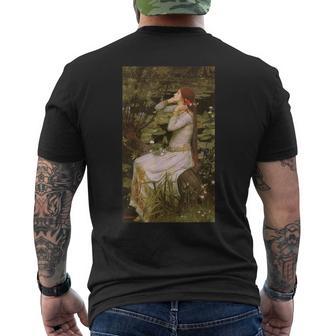 ジョン・ウィリアム ウォーターハウス オフィーリア 絵画 メンズTシャツ バックプリント - Kawaiitshirt