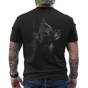 スキッパーケ 犬 モチーフ ペット アート シッパーケ メンズTシャツ バックプリント - Kawaiitshirt