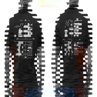 スキューバダイビングギア 水中ダイバー スキューバダイバー メンズTシャツ バックプリント - Kawaiitshirt