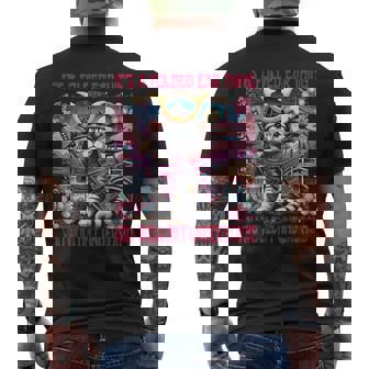 スコティッシュフォールド 耳 折れ 侍風景 メンズTシャツ バックプリント - Kawaiitshirt