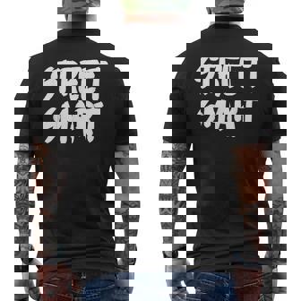 ストリートスマート メンズTシャツ バックプリント - Kawaiitshirt