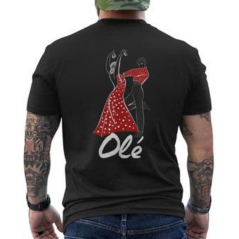 スペインのフラメンコ メンズTシャツ バックプリント - Kawaiitshirt