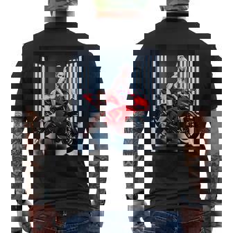 セクシーガールグラフィックtシャツ セクシーなブロンドガール&レッドストリートバイク メンズTシャツ バックプリント - Kawaiitshirt