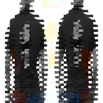 セルバンテス対シェイクスピア メンズTシャツ バックプリント - Kawaiitshirt