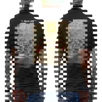 セルフケア お風呂 猿 お風呂 メンズTシャツ バックプリント - Kawaiitshirt