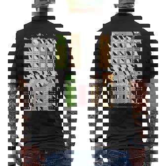 ゼブラプリント 算数 仮装アイデア キッズ&掛け算 メンズTシャツ バックプリント - Kawaiitshirt