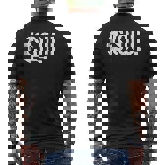 ソウルレコード ジャズ ファンク ターンテーブル ビニールミュージック サクソフォン ピアノ メンズTシャツ バックプリント - Kawaiitshirt