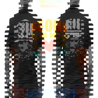 ソウル・イン・マイ・ハート 韓国からのお土産 メンズTシャツ バックプリント - Kawaiitshirt