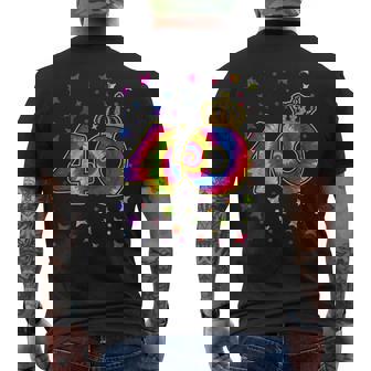 タイダイ 40歳の誕生日パーティー 40歳 お祝い メンズTシャツ バックプリント - Kawaiitshirt