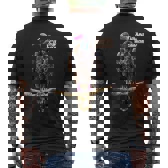 ターキー ハゲタカバードウォッチャー バードラバーズ メンズTシャツ バックプリント - Kawaiitshirt