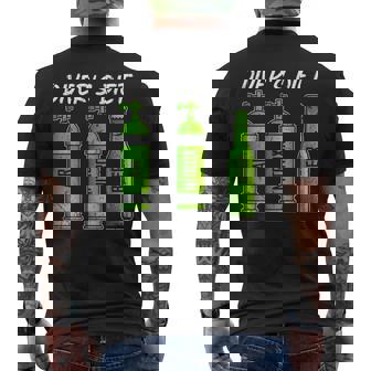 ダイバー ダイエット ビール おもしろ スキューバダイビング メンズTシャツ バックプリント - Kawaiitshirt