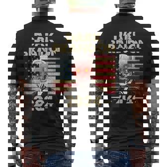 ダークブランドン・バイデン 2024 レトロフラッグ Usa ファニー ジョー・バイデン メンズTシャツ バックプリント - Kawaiitshirt