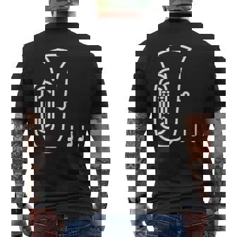 チューバ 楽器 吹奏楽 オーケストラ シンプル 音楽 メンズTシャツ バックプリント - Kawaiitshirt