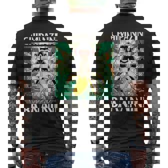 チンパンジーニ バナニーニ イタリアン ブレイン ロート ミーム メンズTシャツ バックプリント - Kawaiitshirt