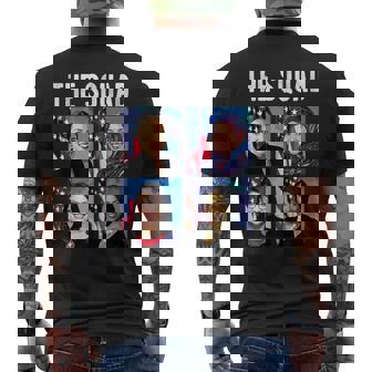 チーム Aoc ラシダ・トライブ・イルハン・オマール・アヤナ・プレスリー Woc ミーム メンズTシャツ バックプリント - Kawaiitshirt