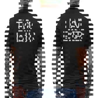 チームリーダー メンズTシャツ バックプリント - Kawaiitshirt