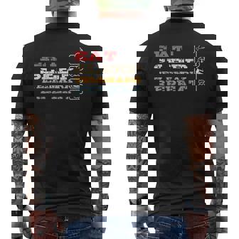 テレマーク ノルウェー スキーヤー スキー バックカントリー スキー テレマーク メンズTシャツ バックプリント - Kawaiitshirt