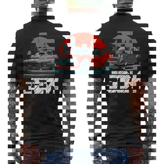 ディストレス Jdm レジェンド ドリフト レース レッドカー 東京スカイライン ギフト 長袖tシャツ メンズTシャツ バックプリント - Kawaiitshirt