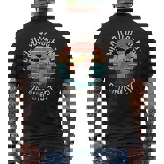 ディッド・ユー・タッチ・マイ・ドラム・セット・ファニー・ドラマー・パーカッション・ドラム メンズTシャツ バックプリント - Kawaiitshirt