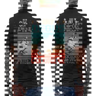 デグーは私を判断できる 齧歯類 デグー メンズTシャツ バックプリント - Kawaiitshirt