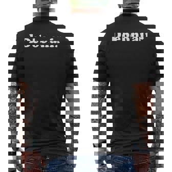 デボネア メンズTシャツ バックプリント - Kawaiitshirt