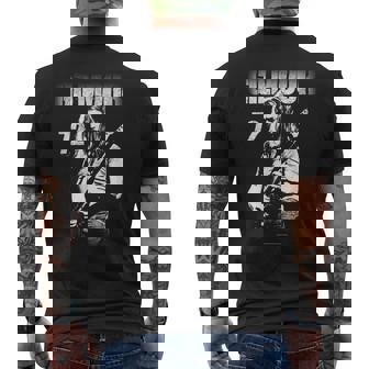 デヴィッド・ギルモア 1972年 写真 メンズTシャツ バックプリント - Kawaiitshirt