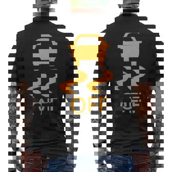 トラクションコントロールオフtシャツ メンズTシャツ バックプリント - Kawaiitshirt