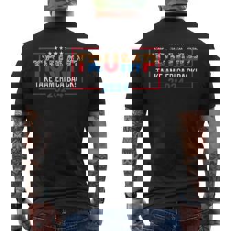 トランプ 2024 アメリカを取り戻す トランプ大統領 メンズTシャツ バックプリント - Kawaiitshirt