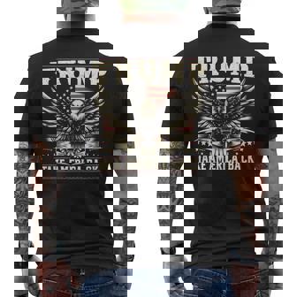 トランプ 2024 テイク・アメリカ・バック トランプ大統領 長袖tシャツ メンズTシャツ バックプリント - Kawaiitshirt