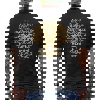 トリケトラ 生命の木 メンズTシャツ バックプリント - Kawaiitshirt