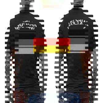 ドイツの誇りのドイツ国旗 ドイツ国旗 メンズTシャツ バックプリント - Kawaiitshirt