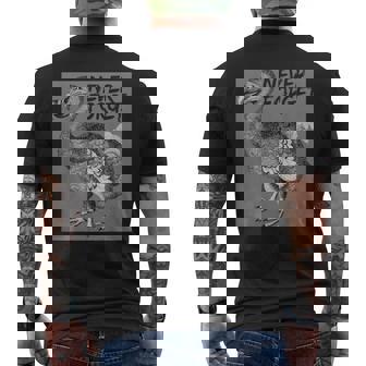 ドードー鳥、決して忘れない、動物種、ハト、ドローン、ドードー メンズTシャツ バックプリント - Kawaiitshirt