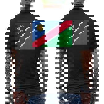 ナミビアの国旗 メンズTシャツ バックプリント - Kawaiitshirt