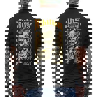 ニヒリズム 男性用 面白い ニーチェ哲学 ビンテージ広告 メンズTシャツ バックプリント - Kawaiitshirt