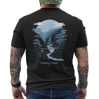 ハイキングジャパン 熊野古道 メンズTシャツ バックプリント - Kawaiitshirt
