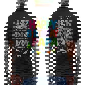 ハッピーバースデーパパはパパの誕生日 長袖tシャツ メンズTシャツ バックプリント - Kawaiitshirt