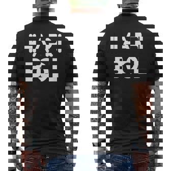 ハリ・ボル メンズTシャツ バックプリント - Kawaiitshirt