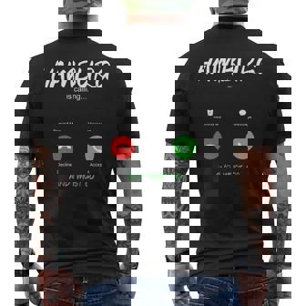 ハンブルクが呼んでいて、私はドイツ旅行に行かなければならない 長袖tシャツ メンズTシャツ バックプリント - Kawaiitshirt