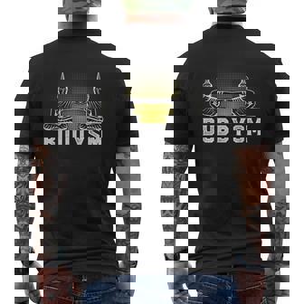 メンズ バディフィストバンプバディズム仏教フレンズハッピーブッダ メンズTシャツ バックプリント - Kawaiitshirt