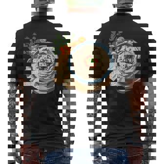 ババ・ガヌーシュ・ディップ メンズTシャツ バックプリント - Kawaiitshirt