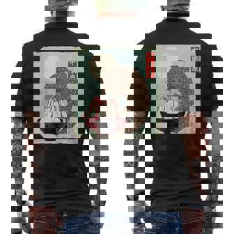 パンゴリン かき氷 かき氷 メンズTシャツ バックプリント - Kawaiitshirt