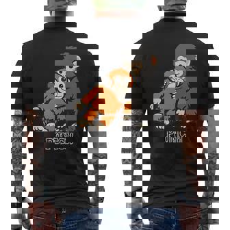 パンチモンキー メンズTシャツ バックプリント - Kawaiitshirt