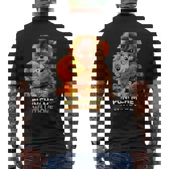 パンチ・ザ・モンキー メンズTシャツ バックプリント - Kawaiitshirt