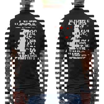 パーソナライズドドッグネームダンテかわいい犬ペット愛好家 長袖tシャツ メンズTシャツ バックプリント - Kawaiitshirt